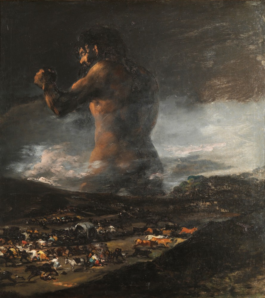 «el coloso», atribuido a goya